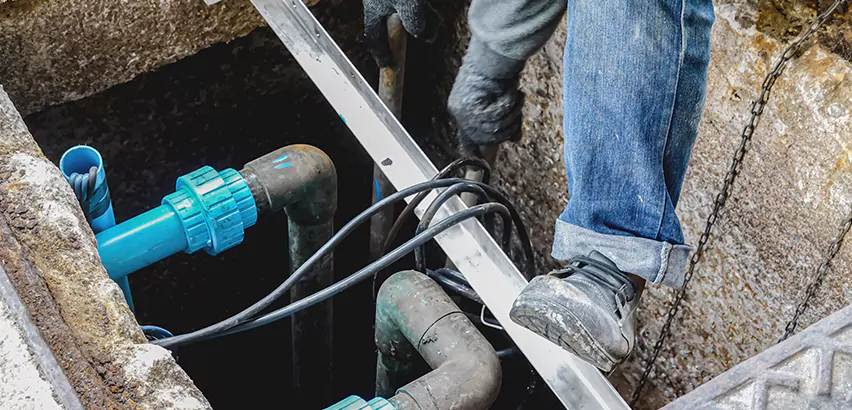 Zoeller Sewage Ejector Pump System in Wylie