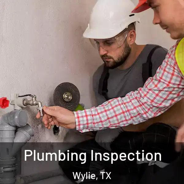  Plumbing Inspection Wylie, TX